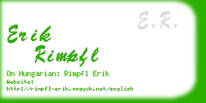 erik rimpfl business card
